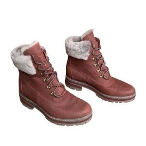 Timberland Women's Courmayeur Valley 6" Waterproof Suede Boots A2DUM Size 9